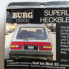 Load image into Gallery viewer, BURG Reflective &quot;Golf&quot; Trunk Decal Golf Mk1
