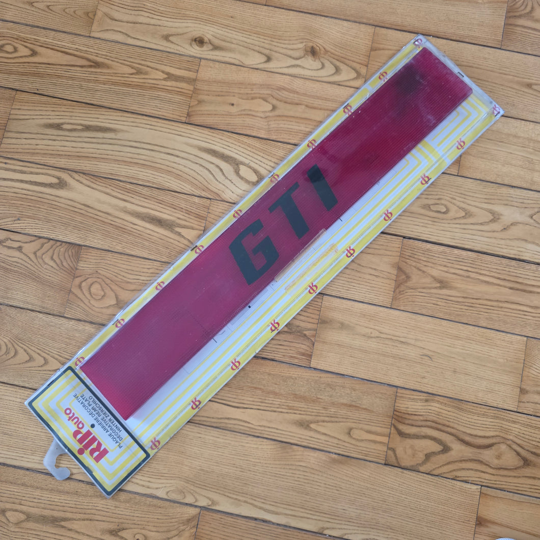 GTI Heckblende Golf Mk1