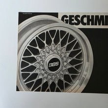 Load image into Gallery viewer, BBS Wheels Ad Poster
