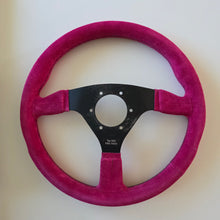 Load image into Gallery viewer, Pink Seude SELM Steering Wheel
