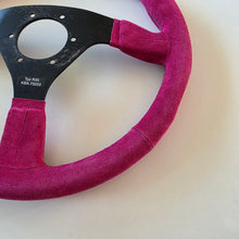 Load image into Gallery viewer, Pink Seude SELM Steering Wheel
