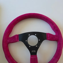 Load image into Gallery viewer, Pink Seude SELM Steering Wheel
