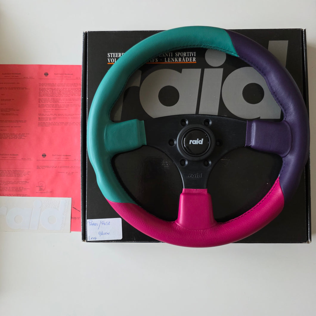 Raid Multicolor Steering Wheel