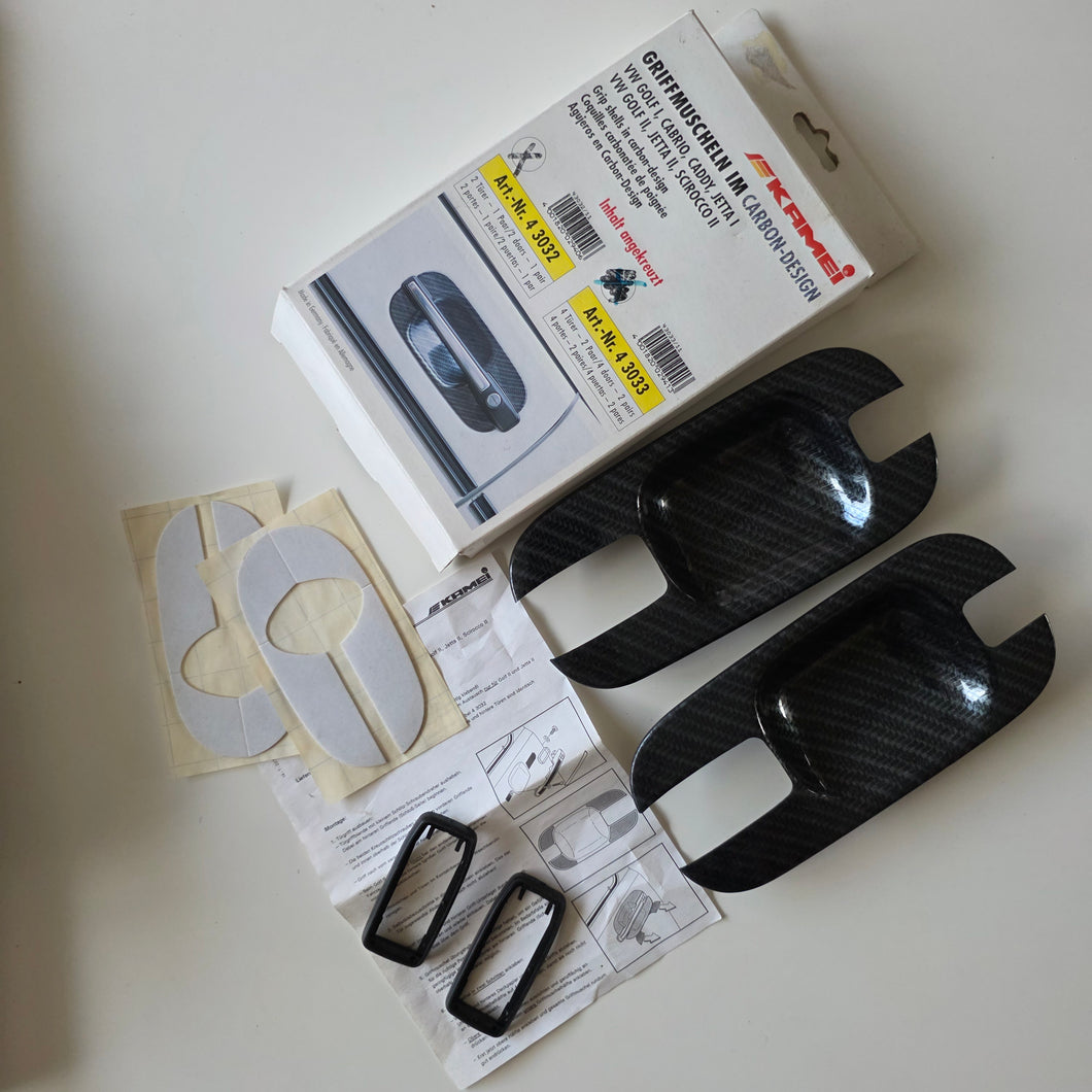Kamei Carbon Look Door Handle Guards Mk2