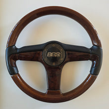 Load image into Gallery viewer, Woodgrain BBS Steering Wheel
