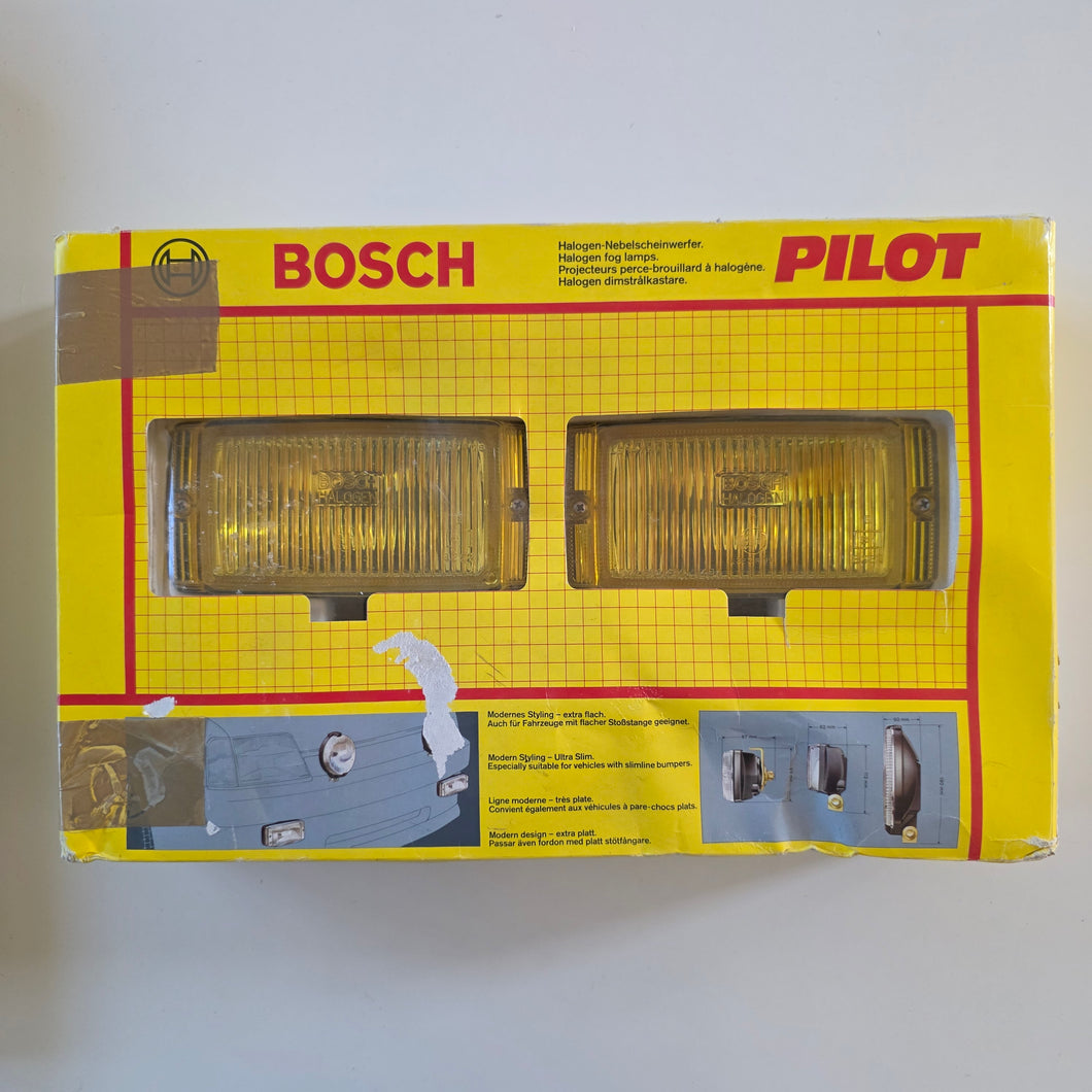 Yellow Bosch Pilot Halogen Fog Light Set