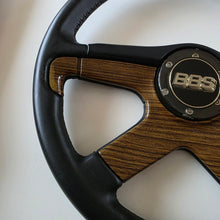Load image into Gallery viewer, BBS "Zebrano Wood" Four Spoke Spoke Steering Wheel
