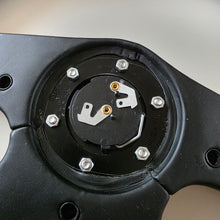 Load image into Gallery viewer, BBS "Zebrano Wood" Four Spoke Spoke Steering Wheel
