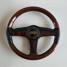 Load image into Gallery viewer, Woodgrain BBS Steering Wheel
