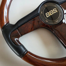 Load image into Gallery viewer, Woodgrain BBS Steering Wheel
