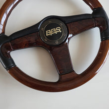 Load image into Gallery viewer, Woodgrain BBS Steering Wheel
