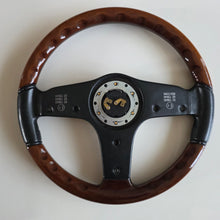 Load image into Gallery viewer, Woodgrain BBS Steering Wheel
