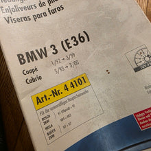 Load image into Gallery viewer, Kamei Headlight Eyebrow Spoiler Set BMW E36
