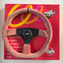 Load image into Gallery viewer, Raid (SWM) Pink Suede Steering Wheel (355mm)
