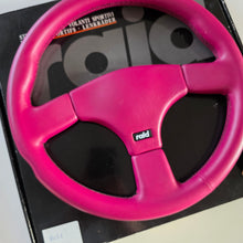 Load image into Gallery viewer, Raid Pink Steering Wheel (355mm)
