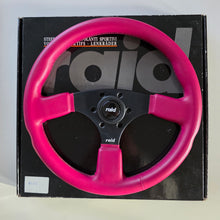 Load image into Gallery viewer, Raid Pink Steering Wheel (355mm)
