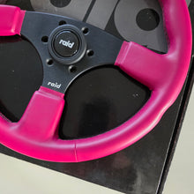 Load image into Gallery viewer, Raid Pink Steering Wheel (355mm)
