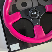 Load image into Gallery viewer, Raid Pink Steering Wheel (355mm)

