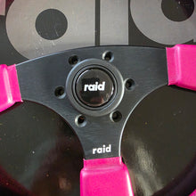 Load image into Gallery viewer, Raid Pink Steering Wheel (355mm)
