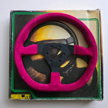 Load image into Gallery viewer, Pink Seude SELM Steering Wheel
