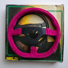 Load image into Gallery viewer, Pink Seude SELM Steering Wheel
