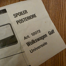 Load image into Gallery viewer, Roof Rear Spoiler Golf Mk1
