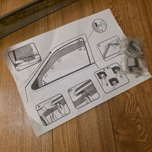 Load image into Gallery viewer, Smoked Farad Front Door Wind Deflector Set Golf/Jetta Mk3
