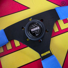 Load image into Gallery viewer, Blue Momo Suede Steering Wheel
