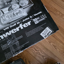 Load image into Gallery viewer, Smoked In.Pro E-Code Headlight Set Vento/Jetta Mk3
