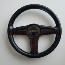 Load image into Gallery viewer, BBS "Briar Wood" Three Spoke Steering Wheel
