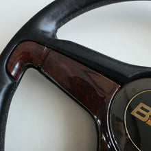 Load image into Gallery viewer, BBS "Briar Wood" Three Spoke Steering Wheel
