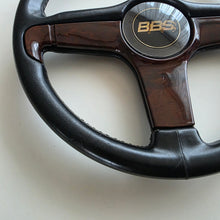 Load image into Gallery viewer, BBS "Briar Wood" Three Spoke Steering Wheel
