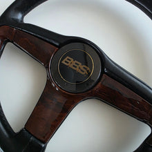 Load image into Gallery viewer, BBS "Briar Wood" Three Spoke Steering Wheel
