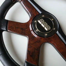 Load image into Gallery viewer, BBS "Briar Wood" Four Spoke Spoke Steering Wheel
