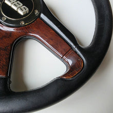 Load image into Gallery viewer, BBS "Briar Wood" Four Spoke Spoke Steering Wheel
