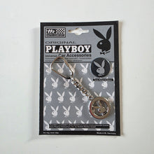 Load image into Gallery viewer, Vintage Play Boy Key Chain + Badge
