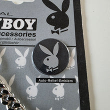 Load image into Gallery viewer, Vintage Play Boy Key Chain + Badge
