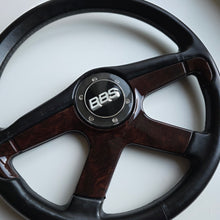 Load image into Gallery viewer, BBS "Briar Wood" Four Spoke Spoke Steering Wheel
