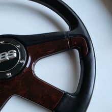 Load image into Gallery viewer, BBS "Briar Wood" Four Spoke Spoke Steering Wheel
