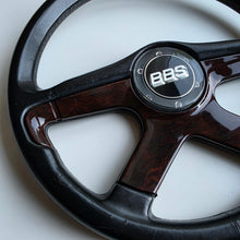 Load image into Gallery viewer, BBS "Briar Wood" Four Spoke Spoke Steering Wheel
