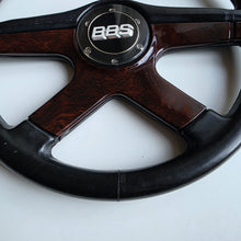 Load image into Gallery viewer, BBS "Briar Wood" Four Spoke Spoke Steering Wheel
