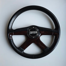 Load image into Gallery viewer, BBS "Briar Wood" Four Spoke Spoke Steering Wheel
