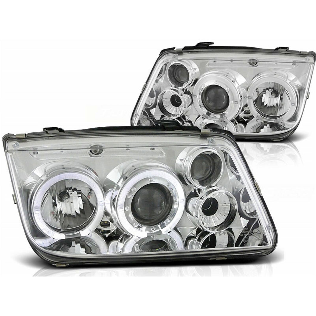 Angel Eye Headlight Set Bora/Jetta Mk4