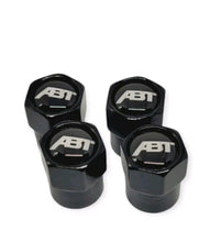 Load image into Gallery viewer, Black ABT Sportsline Tire Valve Cap Set
