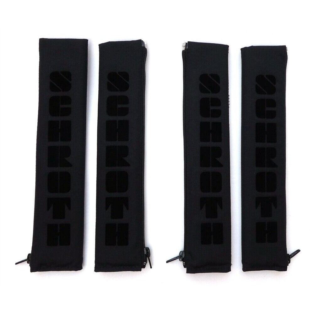 Black/Black Flock SCHROTH Seat Belt Pad Set