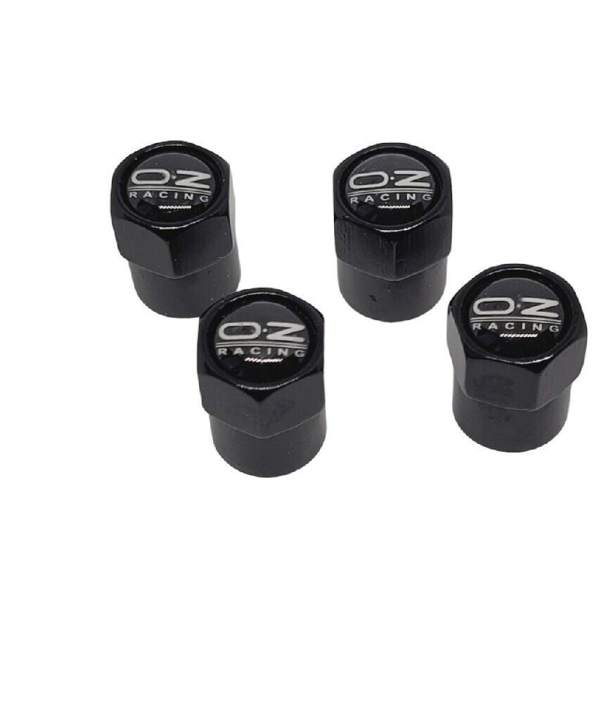Black OZ Racing Tire Valve Cap Set – Best VW Parts