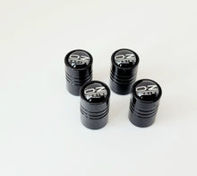 Load image into Gallery viewer, Black OZ Racing Tire Valve Cap Set
