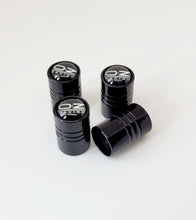 Load image into Gallery viewer, Black OZ Racing Tire Valve Cap Set
