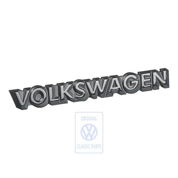 Black Volkswagen Rear Badge Golf/Jetta Mk2