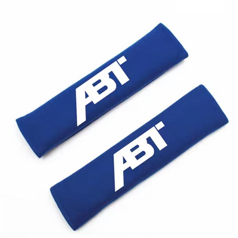 Blue ABT Sportsline Seat Belt Pad Set